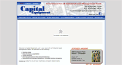 Desktop Screenshot of capitalequipment.com