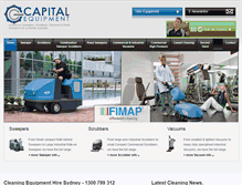 Tablet Screenshot of capitalequipment.com.au